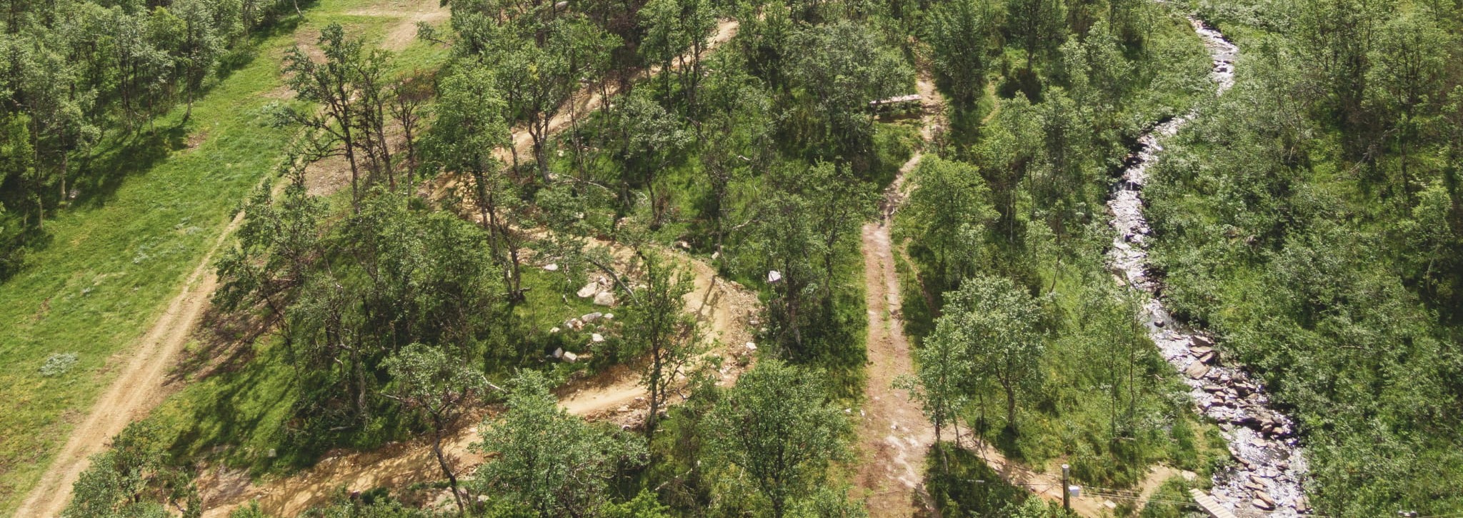 Cykling i Ramundberget flowtrail och cykelpark 