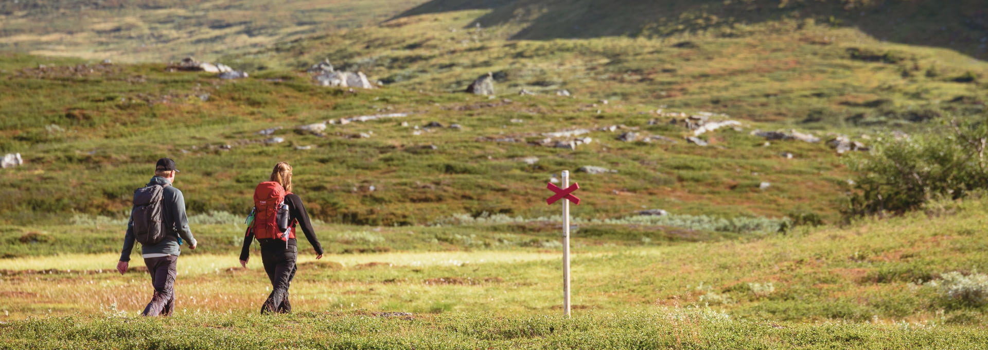 En av Ramundbergets färdledare på fjällvandring