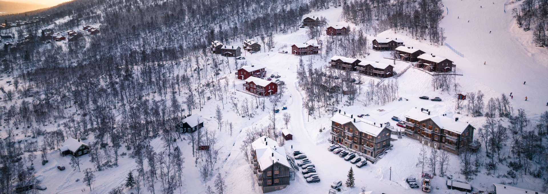 Området Gruvgården, lägenheter i Ramundberget