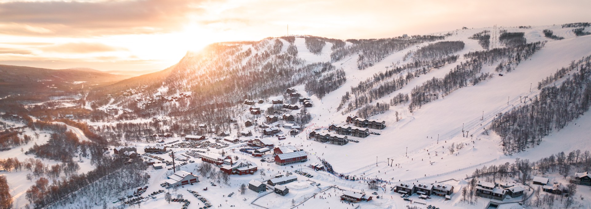 Lägenheter, stugor och hotell i Ramundberget