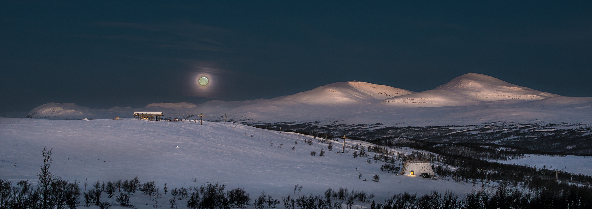 Månen över Skarsfjället, Ramundberget